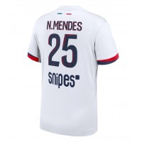 Paris Saint-Germain Nuno Mendes #25 Vonkajší futbalový dres 2025-26 Krátky Rukáv